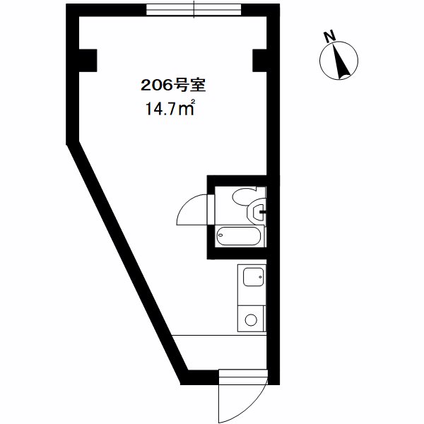 シティメイト芦屋の間取り