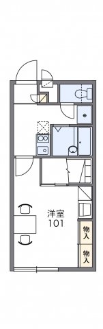 レオパレスメゾンオドラントの間取り