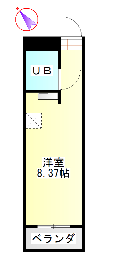 シティーパレス上豊岡の間取り