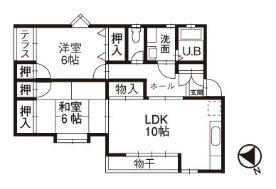 アプリーレ92の間取り