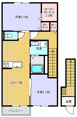 アルブルパイン瀧町の間取り