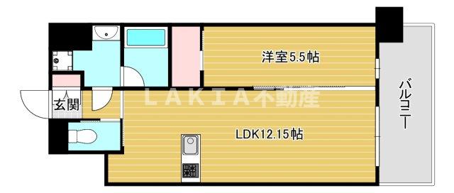 プレジオ九条の間取り