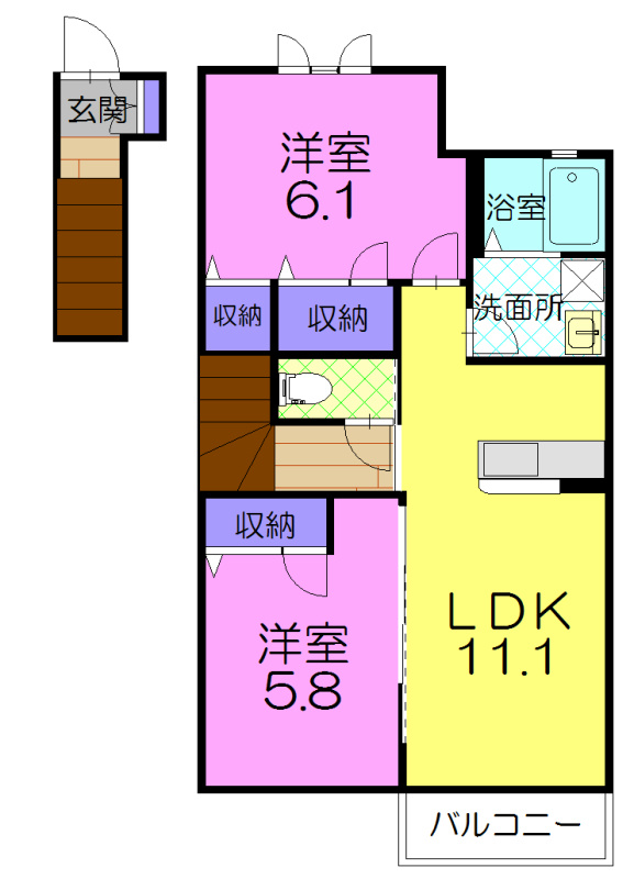 forest court 3の間取り