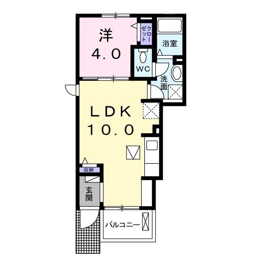 グリーンヒルズ　IIの間取り