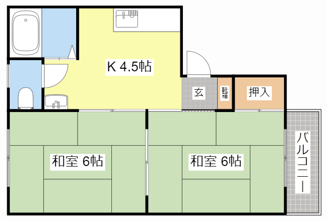 レークハイツの間取り