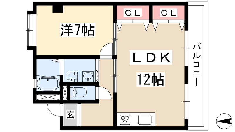 ワカバビルの間取り