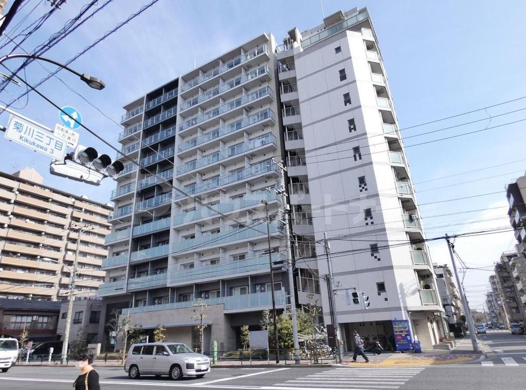 墨田区菊川のマンションの建物外観