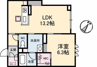 エイラント大福の間取り