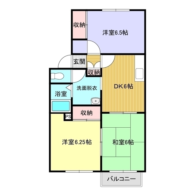 サニーホームズ根岸　Ｃの間取り