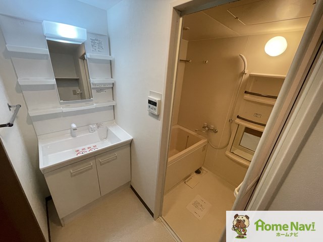 洗面設備　Youtube検索、「ボヌール錦織公園」で案内動画が見れます