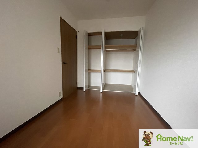 収納　大きな収納で荷物もすっきり片付きます。