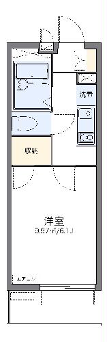 レオパレスＮＥＸＴIIの間取り