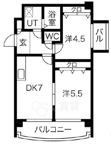 ハイツウエノの間取り