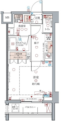 クレヴィスタ亀戸IIIの間取り