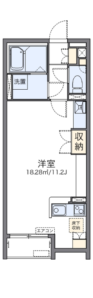 レオネクストコンフォート刀根山の間取り