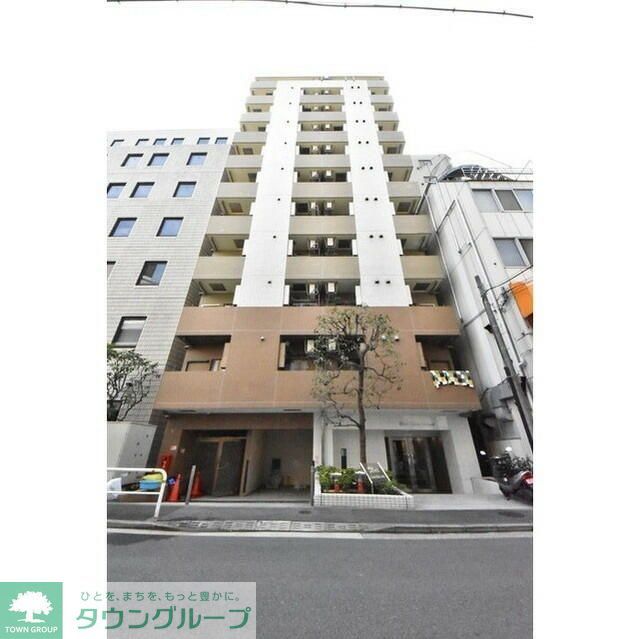 品川区東五反田のマンションの建物外観