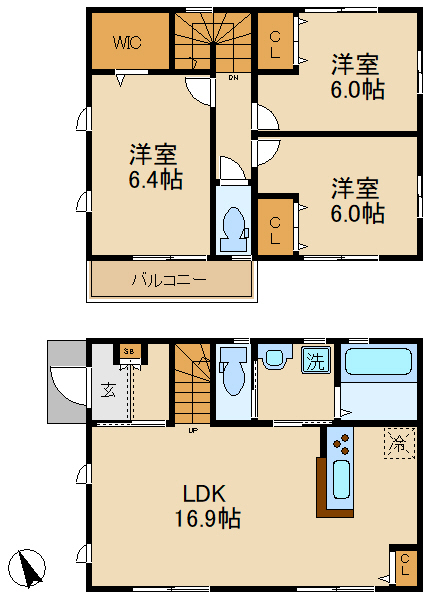 流山市鰭ケ崎のその他の間取り