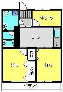 クリフハイツ3号棟の間取り