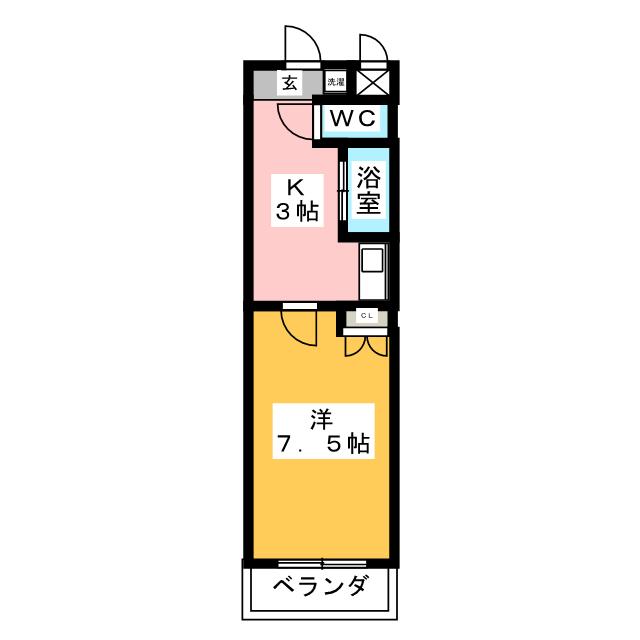 アイルーム一ツ木IIの間取り