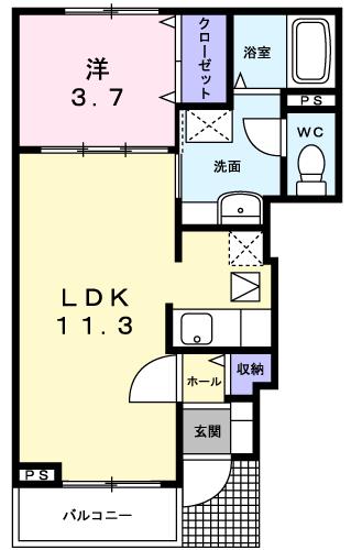 エスペランサIの間取り