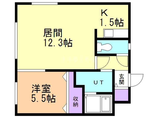 プレステージ知事公館の間取り