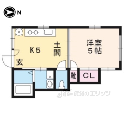 トランスアパートメントの間取り