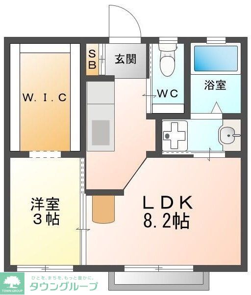 福岡市南区南大橋のアパートの間取り