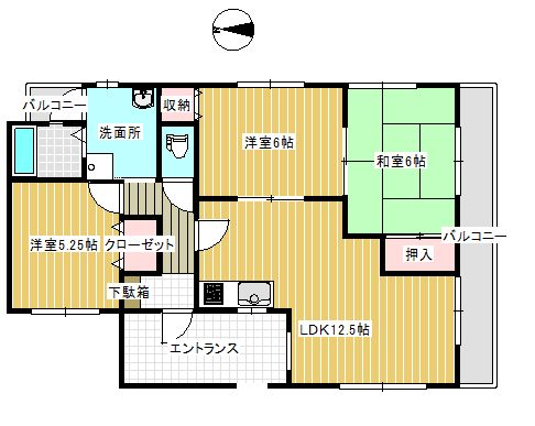 ドミール神田壱番館の間取り