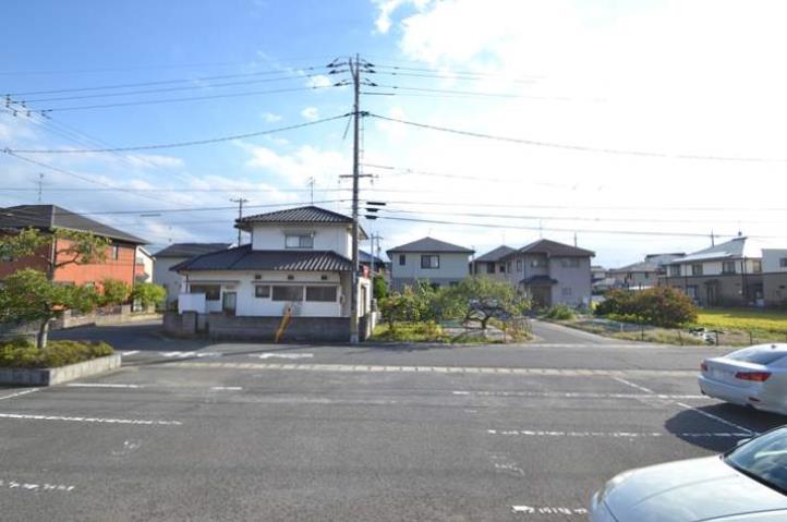 駐車場　眺望