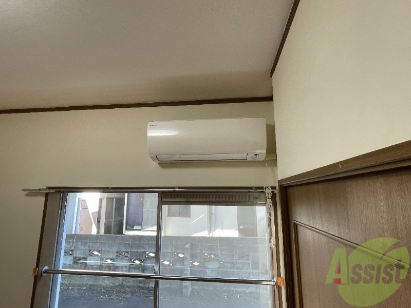 その他設備　ちゃんとエアコンもついているので、安心してくださいね。