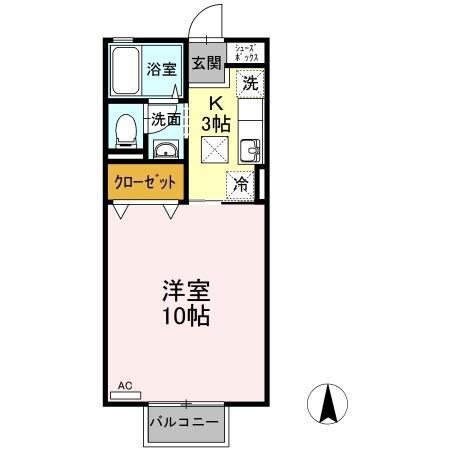 シャインポート屋島 E・F棟の間取り写真