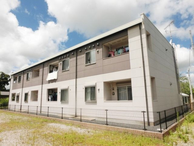 建物外観　経済的な都市ガス、南向きで日当り良好です