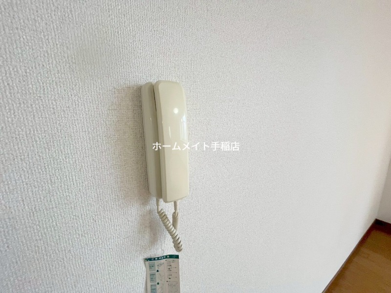 セキュリティ　インターホン付きです！