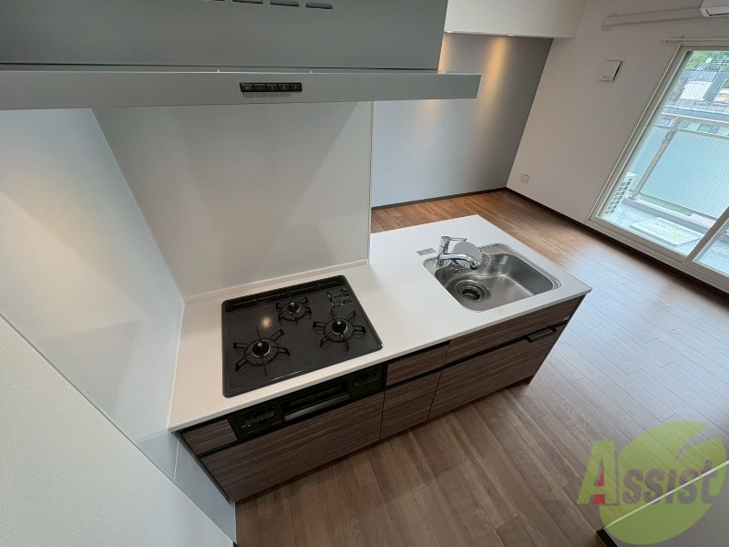 キッチン　システムキッチンなので、すぐお料理に使えます！