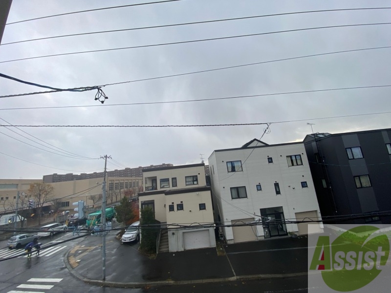 眺望　眺望はこちら。静かな住宅街という印象を受けました。