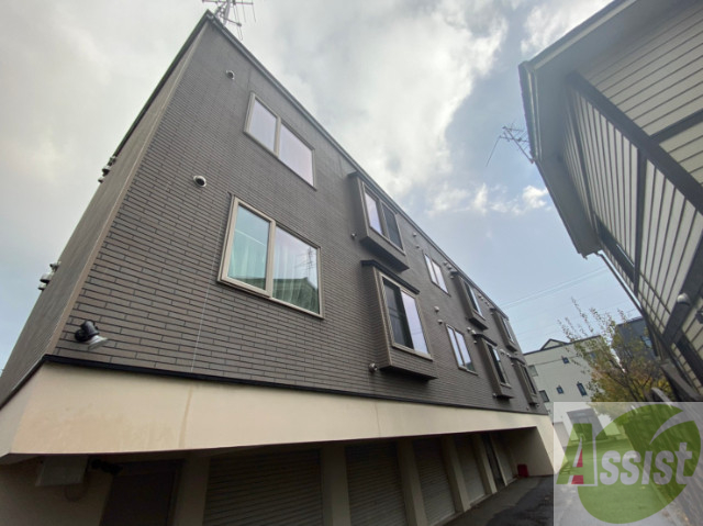 建物外観　札幌市北区百合が原「ウィッシュ」