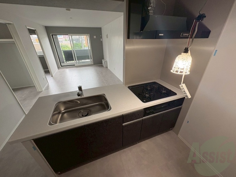 キッチン　システムキッチンなので、すぐお料理に使えます！