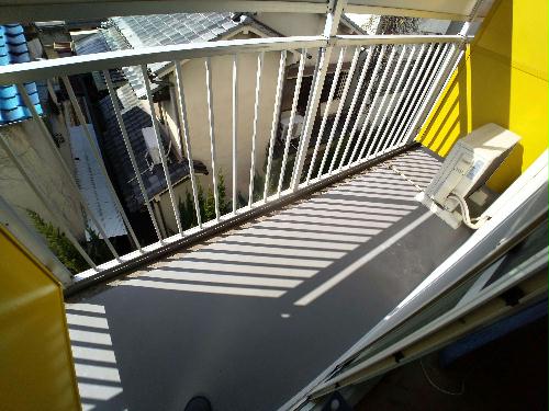 バルコニー　エアコン設置