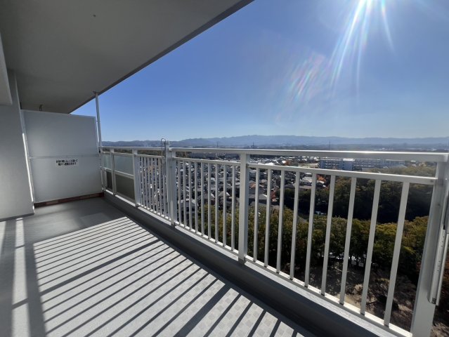 バルコニー　日当たり良好です