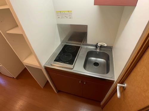 キッチン　電気コンロ２口