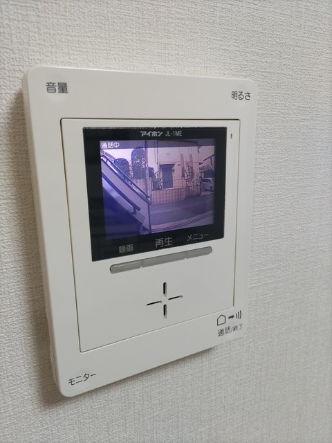 セキュリティ　安心のテレビモニタ付きドアホン