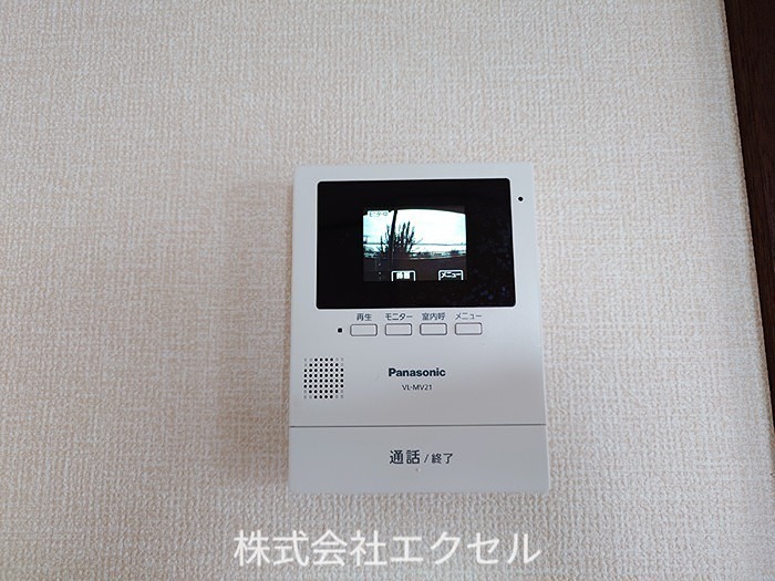 セキュリティ　モニター付きインターホンです。