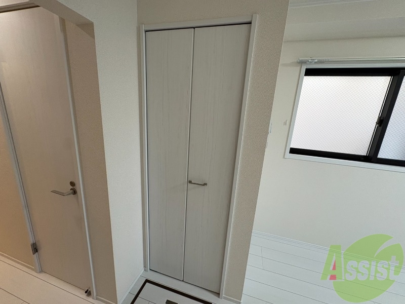 収納　ここに収納があります。収納があると部屋が広く使えます。