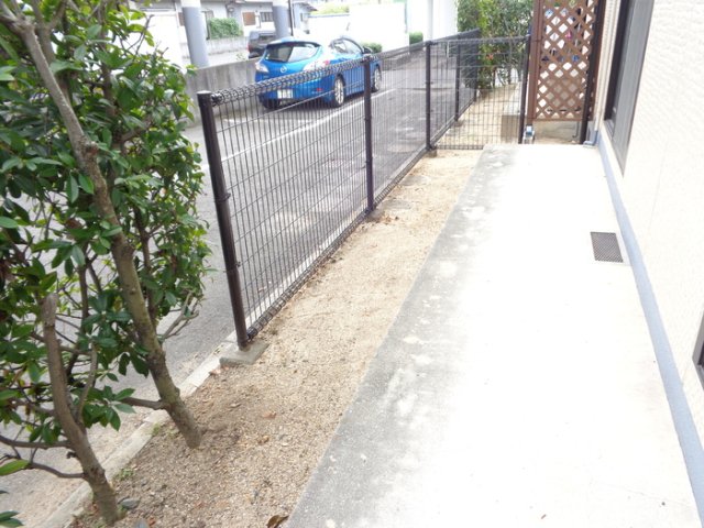 庭　お庭の付いた物件です