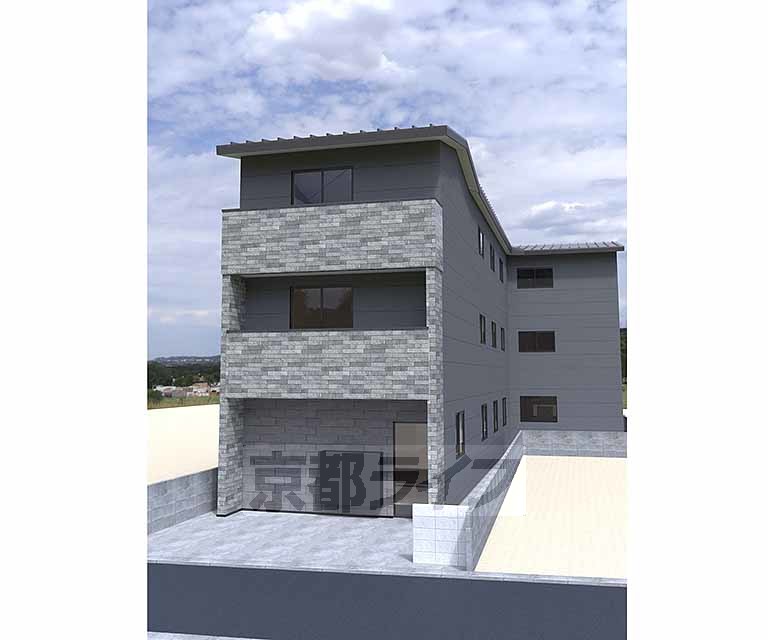 建物外観　予想図、完成予想図