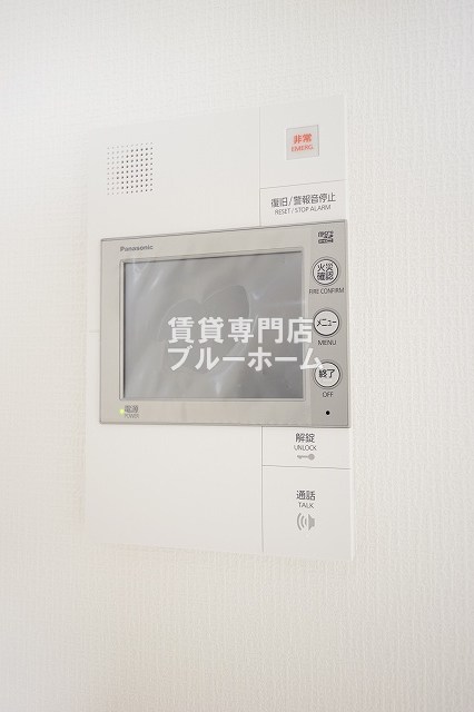 セキュリティ　安心のモニター付きインターホン！