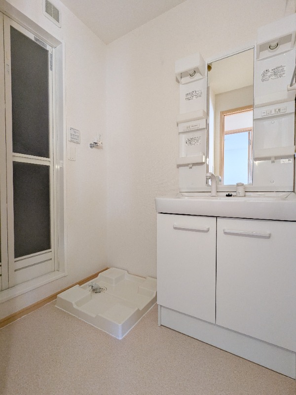 洗面設備　お部屋探しはお気軽に当店にご相談ください