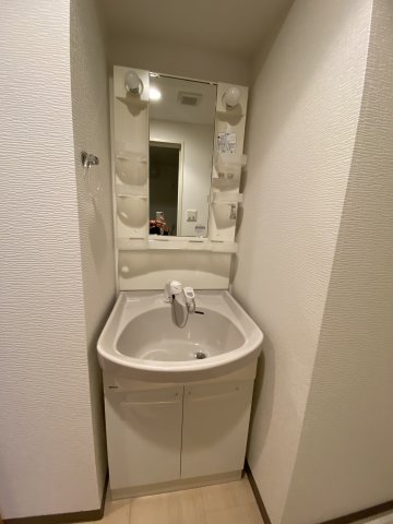 洗面設備　同物件内別号室のお写真になります