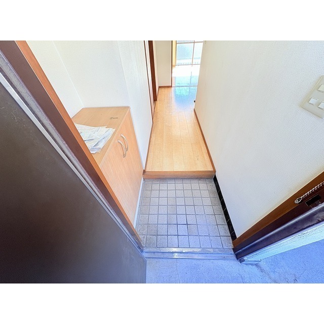 玄関　大容量のシューズボックス付き