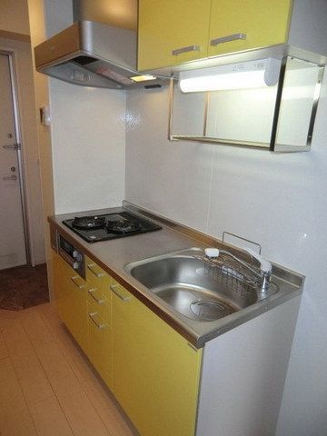 キッチン　２口システムキッチン